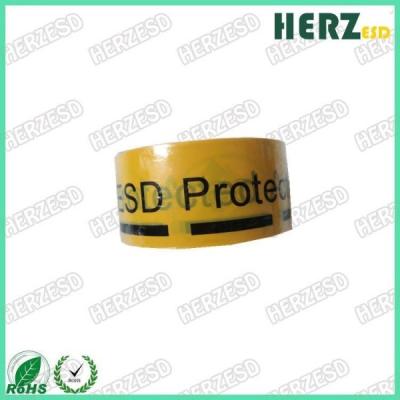 China Bescherm Gebiedsesd Waarschuwingsband/ESD Veilige Bandgrootte 50mm * 33M Kerndiameter 76mm Te koop