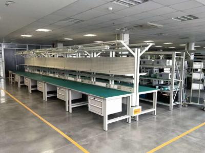 China Assembly Production Line ESD Workbench Industrial Workshop Table for sale