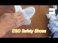 esd cleanroom slipper washable pvc sole esd cleanroom shoes , anti static shoes white color