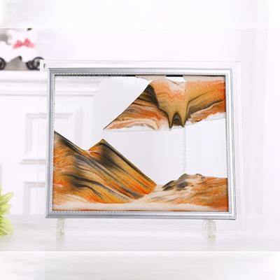 China Creative Liquid Sand Painting Decompression Art Quicksand Painting Hourglass Decoration Living Room Decoration for sale