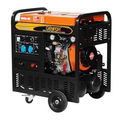 China 4 In 1 Machine Compressor Generator Welding Factory Product GF10-DAWA Diesel Generator for sale