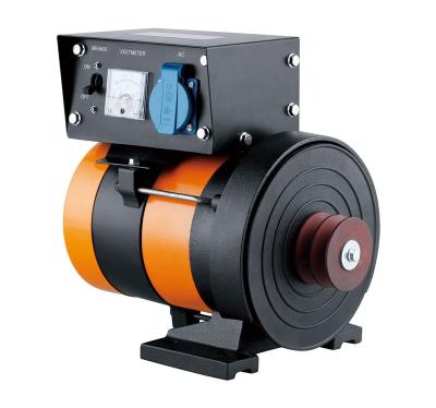 China Cast Iron 1.5KW 2.5KW 3.5KW Double Bearing Power Generator AC Generators Spare Parts Alternator For Myanmar Market With Pulley Belt for sale