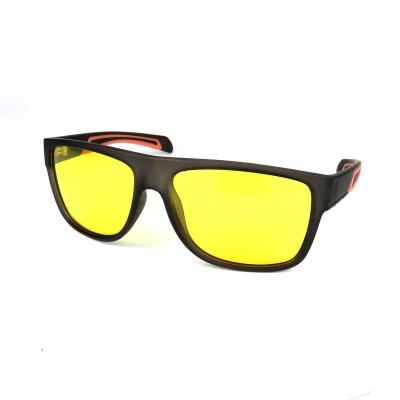 China 2021 super hot uv400 day and night night vision glasses polarized bike driving yellow man eyewear night vision glasses for sale