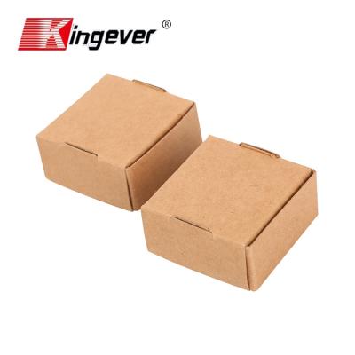 China Square Brown Kraft Paper Box Square Soap Packaging Kraft Paper Box for sale