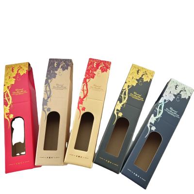 China Recyclable Personalized Custom Packaging Wine Paper Box Factory Direct Wholesale Wine Bottle Gift Box for sale