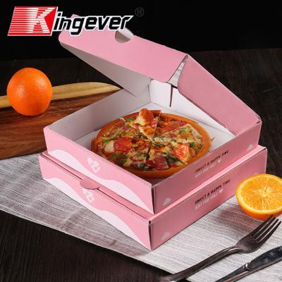 China Recyclable panda fast design food packaging logo customer pizza box festival promotion paper package for sale