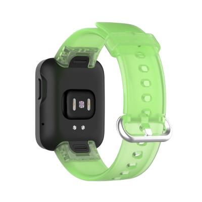 China Plastic Vivid Transparent Colorful Strap Watch Band For MI Watch Lite / Redmi Watch for sale