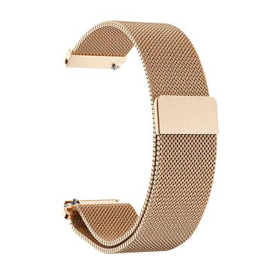 China Universal 22mm 20mm Stainless Steel Band Milanese Strap For Samsung Watch Gear and Galaxy Series for sale