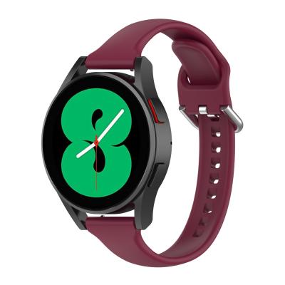 China Sports Rubber Slim 22mm Strap For Samsung Galaxy Watch 4 Accessories Silicone Watch Band Correa Bracelet Active 2 Samsung Galaxy Watch 2 for sale