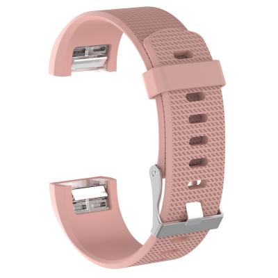 China Replacement Silicone Elastic Band Wrist Strap Rubber Strap For Fitbit CHARGE Small or Large Size 2 Strap for sale