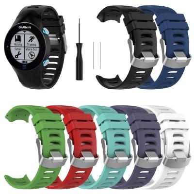 China Luxury Rubber Watch Band For Garmin Forerunner 610 Wrist Band Watch Band Smart Strap for sale