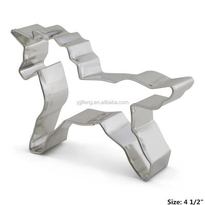 China Factory direct stocked high quality custom made stainless steel unicorn cookie cutter for sale