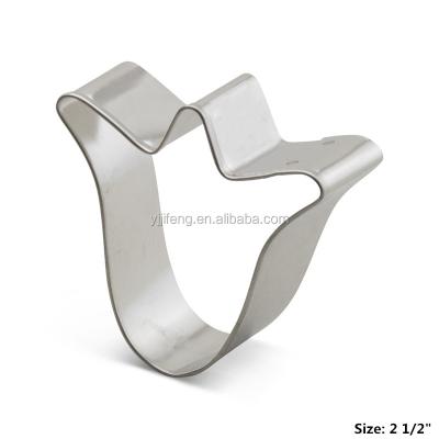 China Factory Wholesale Kitchen Standard Stocked Custom Stainless Steel Flower Cookie Cutter for sale