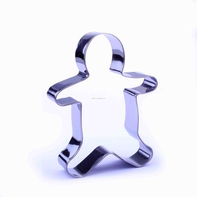 China Factory Products Stocked Best Selling Christmas Gingerbread Cookie Cutter Stainless Steel Material for sale