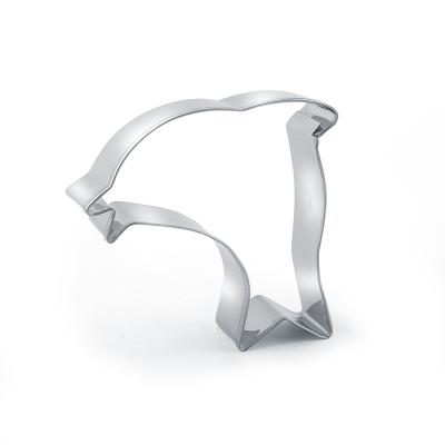 China Stocked Wholesale Stainless Steel Dolphin Cookie Cutter LFGB Certificate for sale