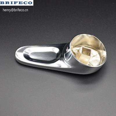 China custom chrome plated zinc casting parts for faucet faucet handle 1 for sale