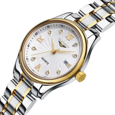 China Automatic Date Swiss Made Eco Friendly Stainless Steel Vogue Quartz Wrist Watch for sale