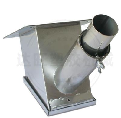 China Hopper dryer spare parts factory stainless steel material Suction Box single pipe dia 38mm wholesale fast delivery for sale