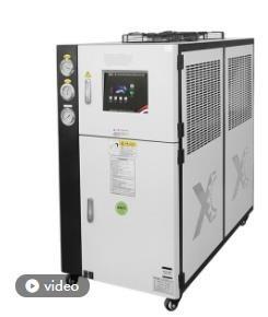 China China 20HP Chillers amigables con el medio ambiente / Chiller de agua industrial refrigerado por aire con compresor de rollo en venta