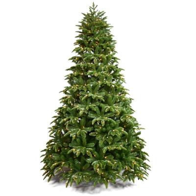 China 2805 (1458PE / 1347PVC) 7.5 Inch Pre-lit Eco-friendly Led Light Fir Artificial Green Christmas Tree for sale