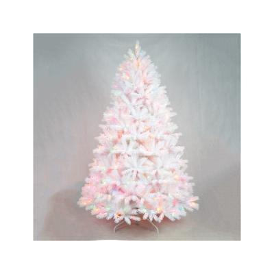 China 1853 (389PE/1464PVC) White Flocking Christmas Trees Led Lightweight Artificial Eco-Friendly Christmas Tree for sale