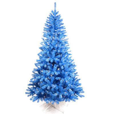 China 766 Braid 12 Gold Tinsel Tree Pre-Lit Home Decor Pre Lit Christmas Tree For Holidays And New Year for sale