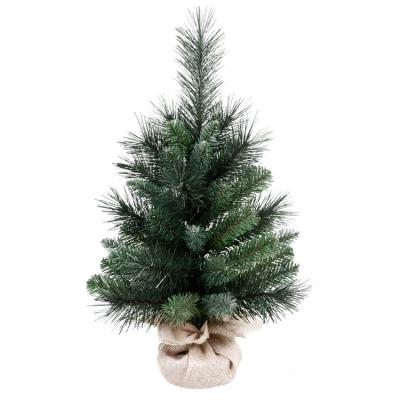 China Wholesale PVC PE PVC Pre Lit 2ft Artificial Tabletop Christmas Tree For Decoration Led Table Decoration Small Christmas Tree for sale