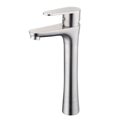 China Modern Sanitary Ware Hot And Cold Water Faucet Over Counter Body High Price Basin Faucet Sink Faucet For Sale White Body OEM for sale