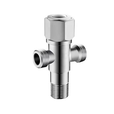 China Yingmu Toilet Stainless Steel Angle Valve Modern Dual Function Surface Drawing Treatment Can Be OEM Water Valve for sale