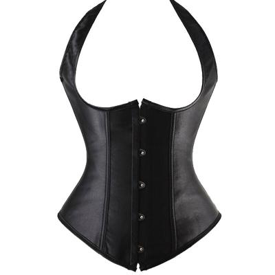 China EcoWalson Antibacterial Women's Overbust Corset Supplements Waist Training Parody Boned Bustier Cinchers for sale