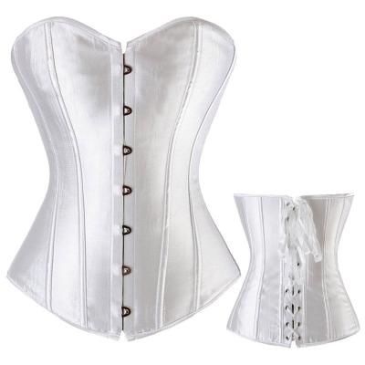 China Sexy Women s Ecowalson Lace Brocade Overbust Waist Cincher Shapewear Bustier Antibacterial Corset Top for sale