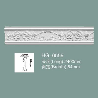 China PU-Sessel-Schiene PU-Wainscoting Dado-Schiene Schaum-Skirtschiene HG-6559 zu verkaufen