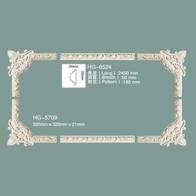 China Decoratieve hoekvorming Pu Elegante hoek en framesHG-5709 Te koop