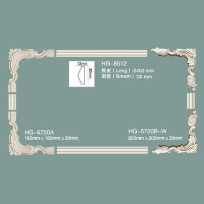 China Decoratieve hoekvormen PU Elegant Corner en Frameshg-5720 Te koop