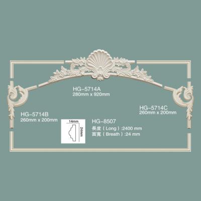 China Decorative Corner Moulding Pu Elegant Corner And FramesHG-5714 for sale