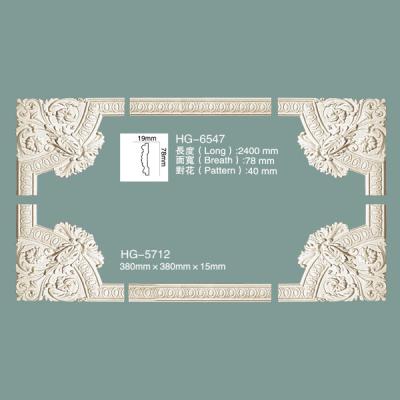 China Decoratieve hoekvorming Pu Elegante hoek en framesHG-5712 Te koop