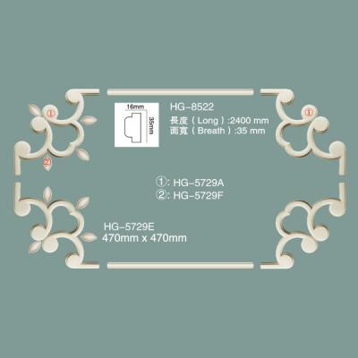 China Decorative PU Wall Moulding HG-5729 for sale