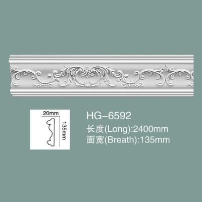 China PU Wainscoting Dado Rail PU Wandbalken Polyurethan PU Formen HG-6592 zu verkaufen