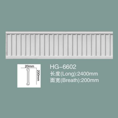 China PU Chair Rail PU Wall Baseboard Polyurethane PU Moulding HG-6602 for sale