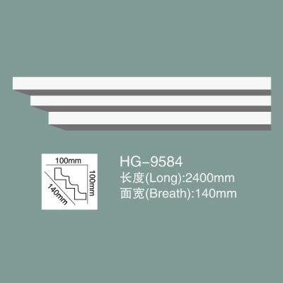 China Foam Skirting PU Ceiling Moulding HG-9584 for sale