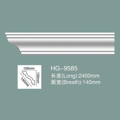 China Foam Skirting PU Ceiling Moulding HG-9585 for sale