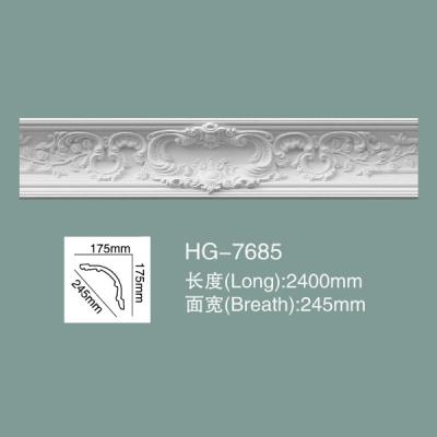 China Schuimrok Polyurethane Crown Moulding HG-7685 Te koop