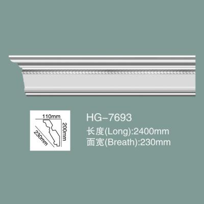 China Foam Skirting Polyurethane Crown Moulding HG-7693 for sale