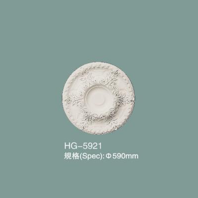 China Pu Ceiling Medallion PU Ceiling Tile HG-5921 for sale