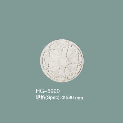 China Pu Ceiling Medallion PU Ceiling Tile HG-5920 for sale