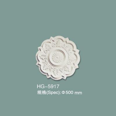 China Pu Ceiling Medallion PU Ceiling Tile HG-5917 for sale