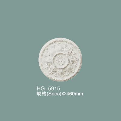 China Polyurethane Ceiling Medallion PU Ceiling Tile HG-5915 for sale