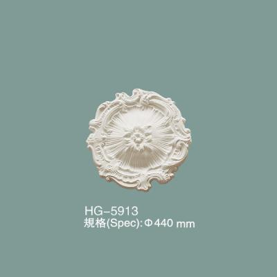 Cina Medaglione di soffitto in poliuretano PU Piastrella HG-5913 in vendita