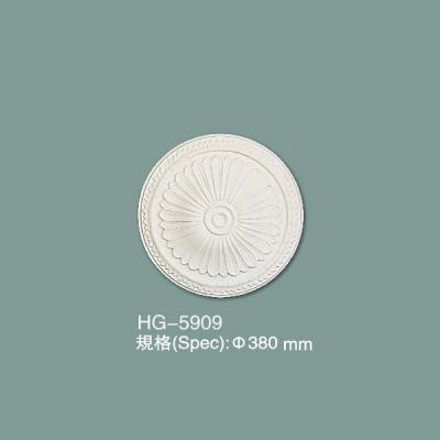 China Polyurethane Ceiling Medallion PU Ceiling Tile HG-5909 for sale