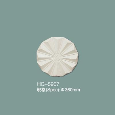 China Polyurethane Ceiling Medallion PU Ceiling Tile HG-5907 for sale